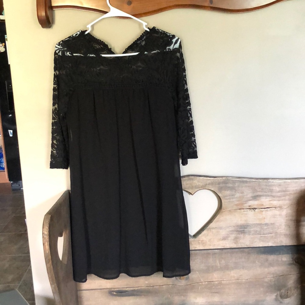 Girls black dress